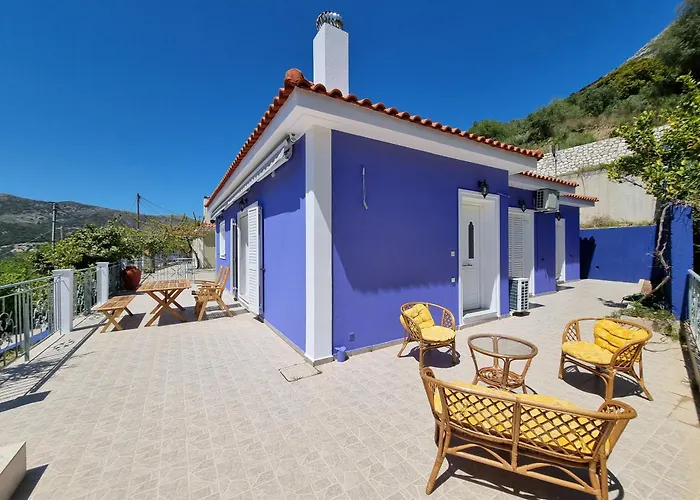 Ionian Blue House 3br Retreat Near Myrtos Case de vacanță Andipáta