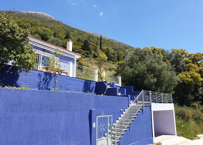 Ionian Blue House 3br Retreat Near Myrtos Case de vacanță Andipáta