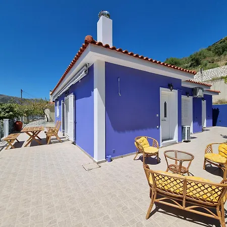 The Ionian Blue House Fully Equipped 3br House בית נופש Andipáta