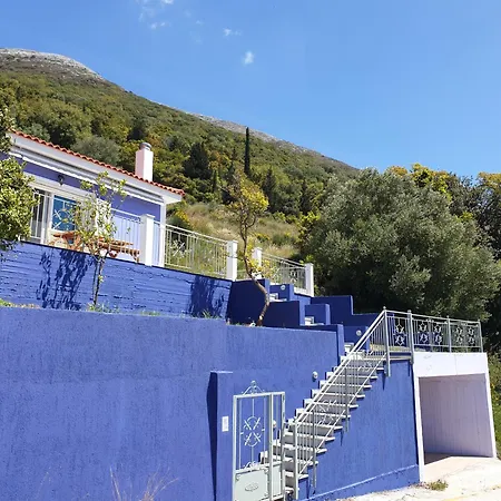 The Ionian Blue House Fully Equipped 3br House בית נופש Andipáta